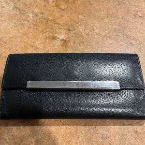 VGUC Gucci long leather wallet